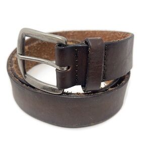 Genuine Mexican Leather Belt Size 36 | Brown Leather Men’s Belt | Made in Mexico